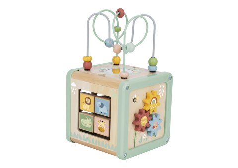 WOOPIE GREEN Drewniana Kostka Aktywności Multifunkcyjna Edukacyjna Sorter WOOPIE GREEN Drewniana Kostka Aktywności Multifunkcyjna Edukacyjna Sorter