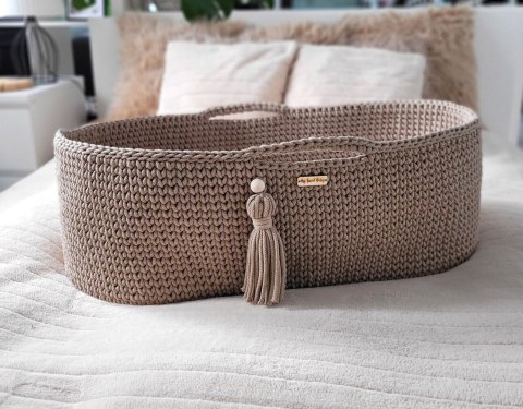 Kosz Mojżesza BOHO Handmade - sand My Sweet Baby Kosz Mojżesza BOHO Handmade - sand My Sweet Baby