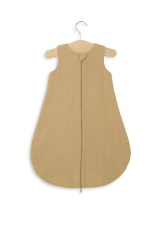 Muślinowy śpiworek dla dzieci zaokrąglony NEWBORN 0-6 mcy TOG 1.0 - camel