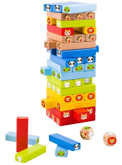 TOOKY TOY Gra Zręcznościowa Zwierzęta 82 el. TOOKY TOY Gra Zręcznościowa Zwierzęta 82 el.