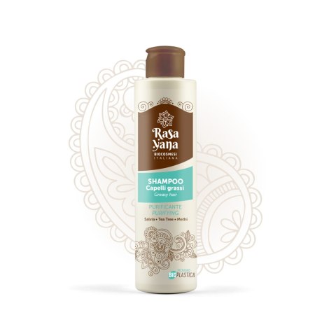 Oczyszczający szampon do włosów przetłuszczających się 200ml - Rasayana Rasayana Bio Cosmesi Oczyszczający szampon do włosów przetłuszczających się 200ml - Rasayana Rasayana Bio Cosmesi