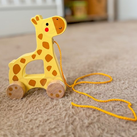 Tooky Toy TOOKY TOY Żyrafka do Ciągnięcia Drewniany