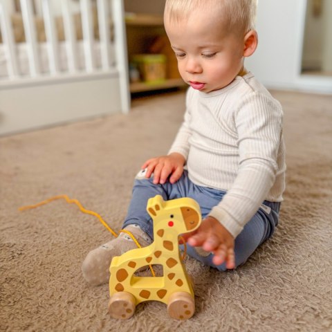 Tooky Toy TOOKY TOY Żyrafka do Ciągnięcia Drewniany