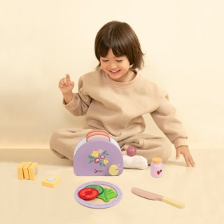 CLASSIC WORLD Drewniany Toster Śniadaniowy z Akcesoriami 13 el.