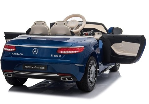 Auto na Akumulator Maybach Niebieski Lakierowany Auto na Akumulator Maybach Niebieski Lakierowany