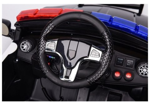 Auto na Akumulator Samochód Policyjny Biały Auto na Akumulator Samochód Policyjny Biały