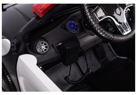 Auto na Akumulator Samochód Policyjny Biały Auto na Akumulator Samochód Policyjny Biały