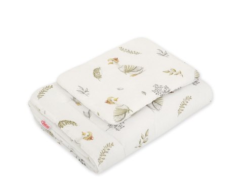 Komplet pościeli dla niemowląt z wypełnieniem 2-cz 75x100cm NEWBORN - Gąski Komplet pościeli dla niemowląt z wypełnieniem 2-cz 75x100cm NEWBORN - Gąski