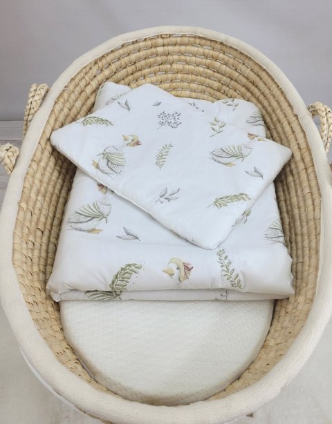 Komplet pościeli dla niemowląt z wypełnieniem 2-cz 75x100cm NEWBORN - Gąski Komplet pościeli dla niemowląt z wypełnieniem 2-cz 75x100cm NEWBORN - Gąski