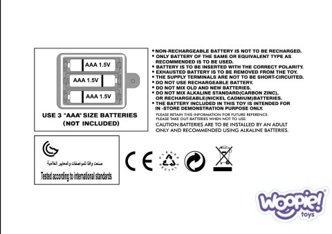 Woopie Baby WOOPIE BABY Przytulanka Usypiacz Projektor 2w1 Miś - 10 Kołysanek
