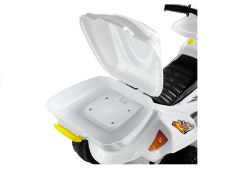Motor na Akumulator Trójkołowy Biały BJX-88 Motor na Akumulator Trójkołowy Biały BJX-88