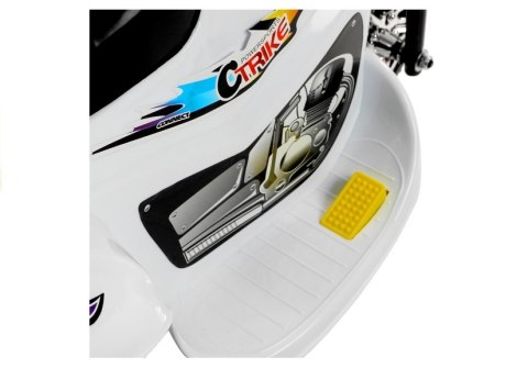 Motor na Akumulator Trójkołowy Biały BJX-88 Motor na Akumulator Trójkołowy Biały BJX-88