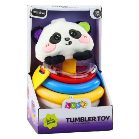 Zabawka Sensoryczna Tumbler Panda Piramidka Bujana Gryzaki Grzechotka Zabawka Sensoryczna Tumbler Panda Piramidka Bujana Gryzaki Grzechotka