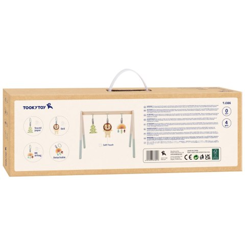 Tooky Toy TOOKY TOY Baby Gym Stojak Edukacyjny Gimnastyczny 3 Zawieszki