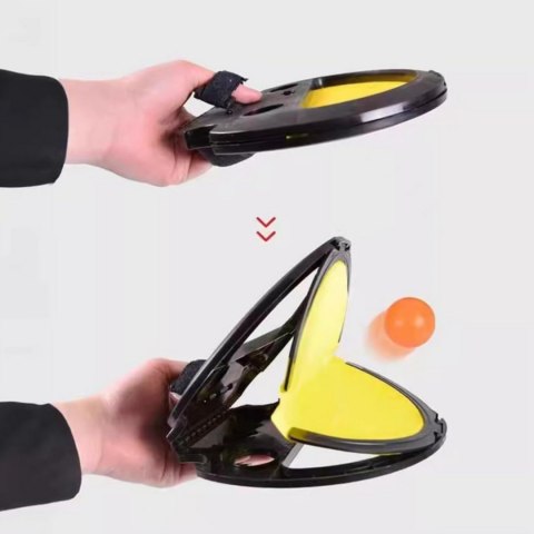 WOOPIE Catch Ball Gra Zręcznościowa Rzucaj Łap Dla Dwojga 2x Paletki+ 4 Piłki WOOPIE Catch Ball Gra Zręcznościowa Rzucaj Łap Dla Dwojga 2x Paletki+ 4 Piłki
