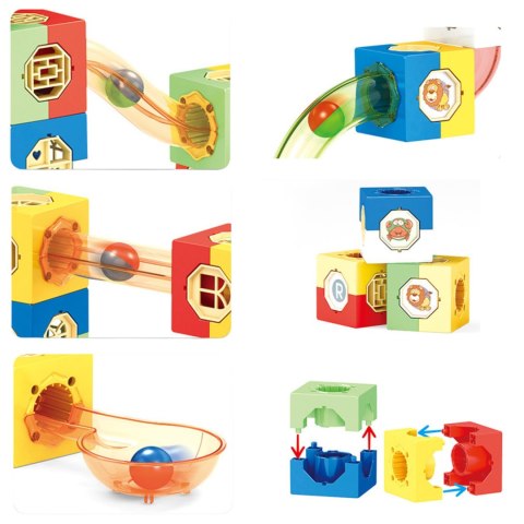 WOOPIE Tor Kulkowy Kulodrom Zestaw Konstrukcyjny Klocki 3D WOOPIE Tor Kulkowy Kulodrom Zestaw Konstrukcyjny Klocki 3D