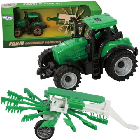 WOOPIE Traktor Rolniczy ze Zgrabiarką