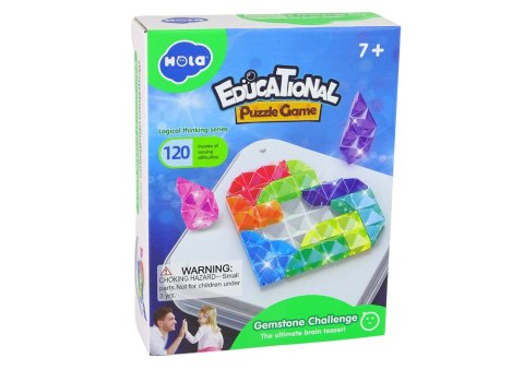 Edukacyjna Gra Logiczna Układanka Diamenty Tetris Serce Edukacyjna Gra Logiczna Układanka Diamenty Tetris Serce