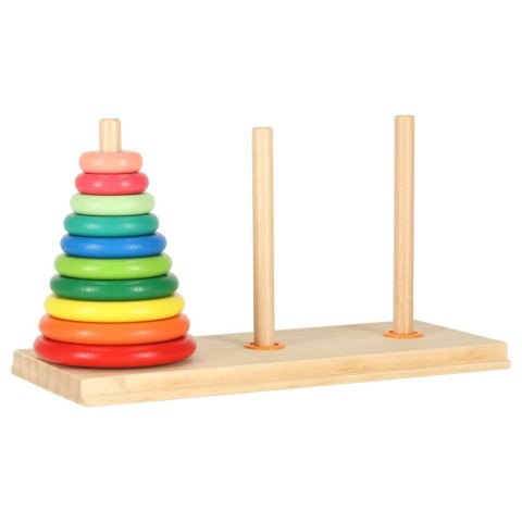 Piramida drewniana z podstawą wieża sorter Piramida drewniana z podstawą wieża sorter