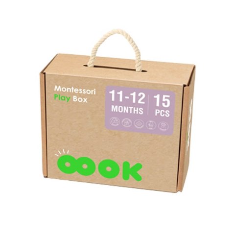Tooky Toy TOOKY TOY Box Pudełko XXL Montessori Edukacyjne 5w1 Sensoryczne 11-12 Mies