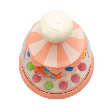 Woopie Baby WOOPIE BABY Kolorowe Zwierzątka Różowy Bączek z Kulkami Karuzela