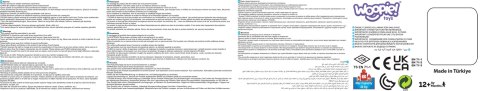 Woopie WOOPIE Jeździk 4w1 Sorter Pchacz Chodzik + Klakson Schowek