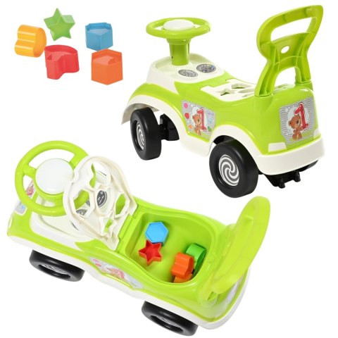 Woopie WOOPIE Jeździk 4w1 Sorter Pchacz Chodzik + Klakson Schowek
