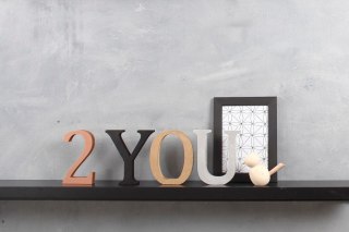 Cyfra 2 z MDF H: 13 cm