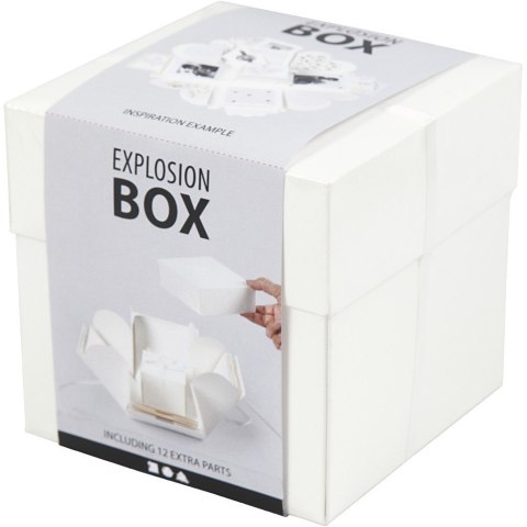 Eksplodujące Pudełko DIY Złamana Biel