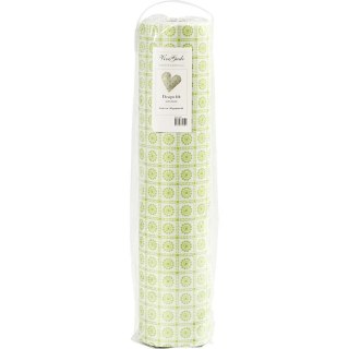 Filc W: 45 cm L: 5m Zielone Kwiatki