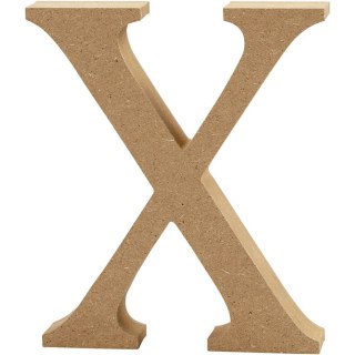 Litera X z MDF 8 cm