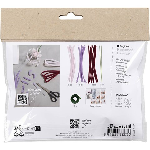 Mini Zestaw DIY Lilie Pajęcze z wyciorów