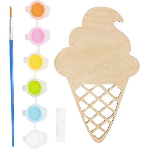 Mini Zestaw do pomalowania Lody w rożku