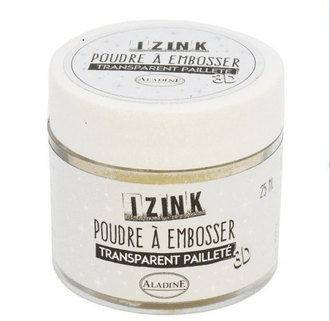 Puder do Embossingu brokat. Transparent