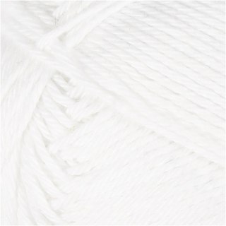 Włóczka bawełna Oeko-Tex Biała 50 g