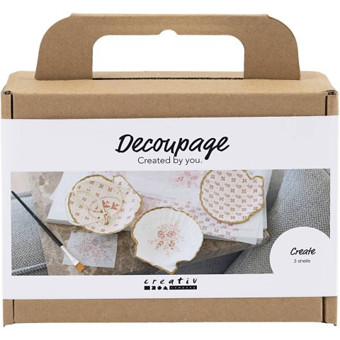 Zestaw do decoupage Muszle Małży
