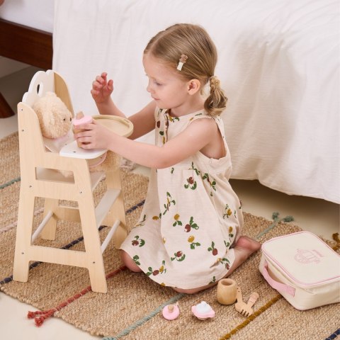 Viga Toys VIGA PolarB Drewniany Zestaw do Karmienia Lalki Torba - z Butelką i Śliniaczkiem