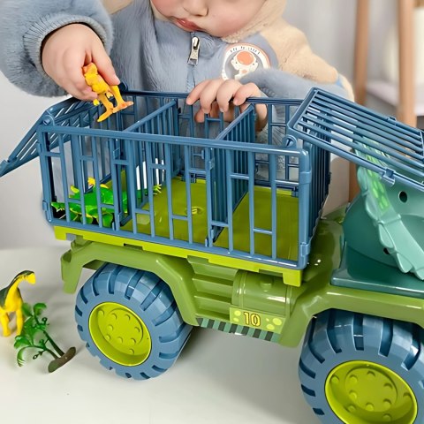 WOOPIE Ciężarówka Dinozaur Transporter Figurki