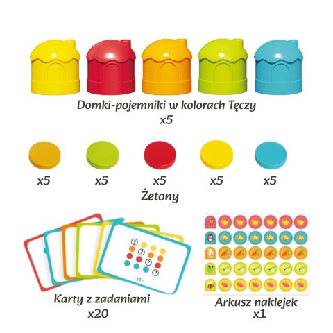 WOOPIE Gra Logiczna Edukacyjna Sorter Klasyfikacja Kolorów