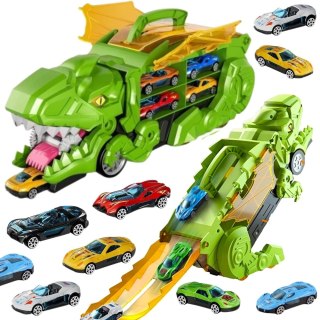WOOPIE Zestaw Pojazdów Tor Dinozaur Pożeracz