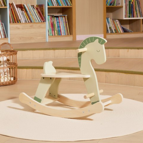 VIGA Drewniany Konik na Biegunach
