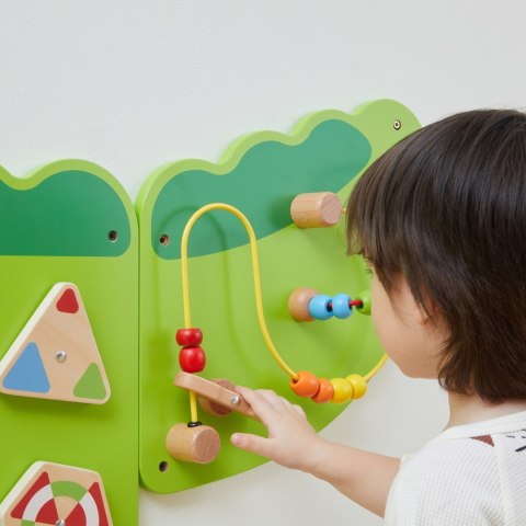 VIGA ablica Sensoryczna Manipulacyjna Krokodyl Certyfikat FSC Montessori