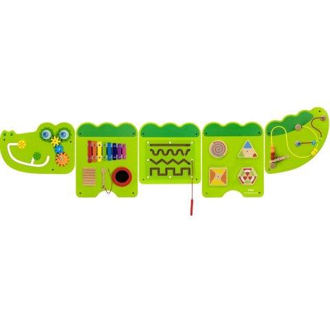 VIGA ablica Sensoryczna Manipulacyjna Krokodyl Certyfikat FSC Montessori