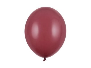 Balony lateksowe Strong, Bordowe, Pastel Prune, 30cm, 50 szt.