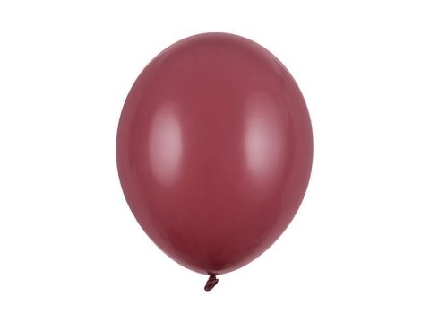 Balony lateksowe Strong, Bordowe, Pastel Prune, 30cm, 50 szt.