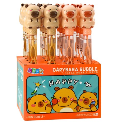 Bańki Mydlane Duża Różdżka Rozkładana Kapibara 35 cm 120 ml