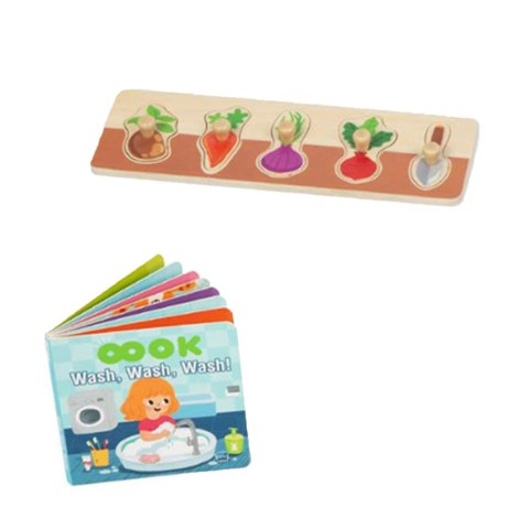 Tooky Toy TOOKY TOY Box Pudełko XXL Montessori Edukacyjne 7w1 Sensoryczne 16-18 Mies.
