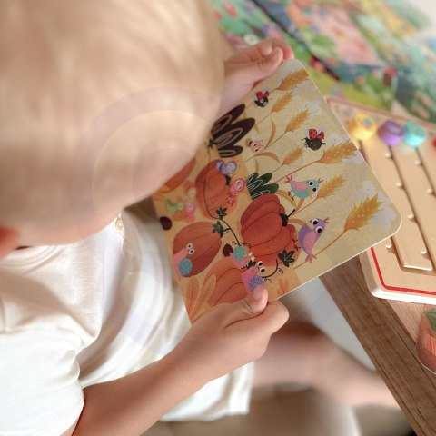 Tooky Toy TOOKY TOY Drewniana Gra Nauka Liczenia Zwierzątka