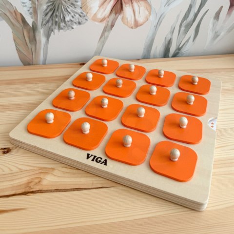 Viga Memory Gra Pamięciowa Zgadnij Obrazki 10 Kart Montessori