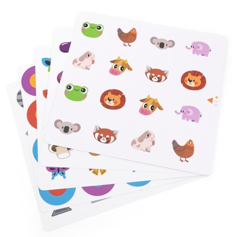 Viga Memory Gra Pamięciowa Zgadnij Obrazki 10 Kart Montessori